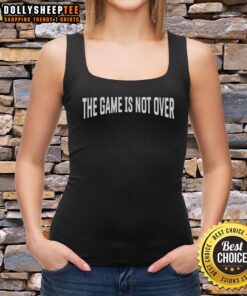Original TCU Horned Frogs tank top featuring 'The Game Is Over' design, perfect for fans of Texas Christian University.