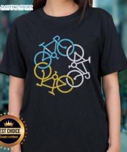 Original Twin Six Stronger Together Ladies Tee featuring a stylish design for active women, perfect for cycling enthusiasts.