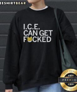 Original United States Ice Can Get F*cked Sweatshirt featuring bold graphic design and cozy fabric for casual wear.