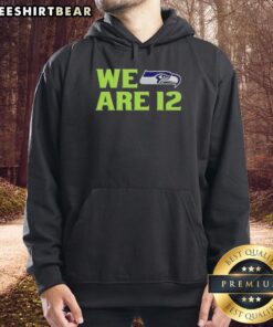 Alt Text: Original We Are 12 Seattle Seahawks Hoodie featuring vibrant team colors and logo, perfect for fans on game day.