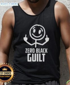 Original Zero Black Guilt Tank Top featuring a stylish design, perfect for casual wear and summer outfits.