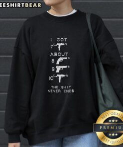 Original Notorious B.I.G. Tons Of Gunz sweatshirt featuring iconic hip-hop design, perfect for fans and collectors.