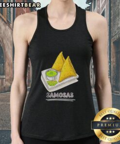 Original Samosa Lover tank top featuring delicious Indian samosas, perfect for foodies and snack enthusiasts.