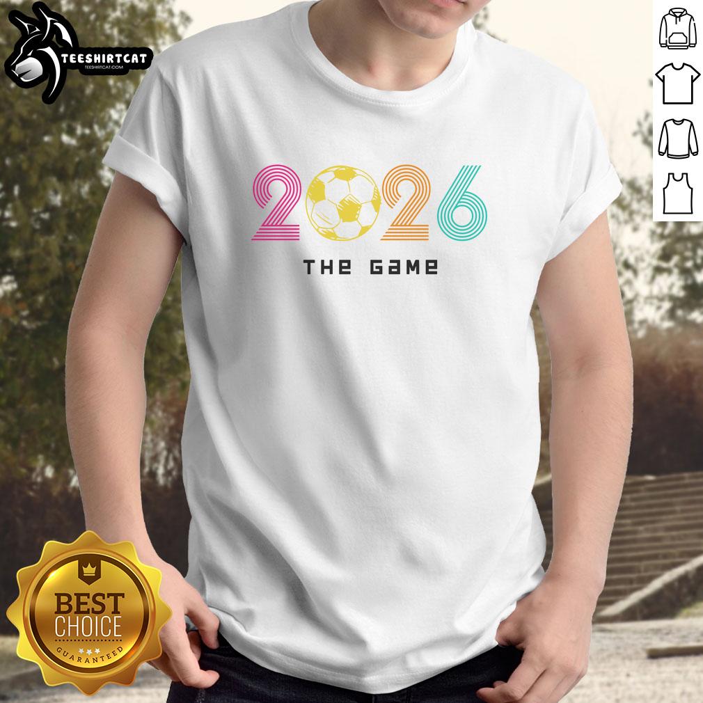 premium-2026-soccer-the-game-t-shirt Premium 2026 Soccer The Game T-Shirt featuring a stylish design perfect for soccer fans and enthusiasts.
