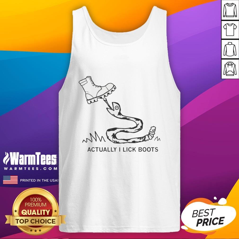 premium-actually-i-lick-boots-tank-top Premium Actually I Lick Boots Tank Top featuring a humorous graphic design, perfect for casual wear and boot lovers.