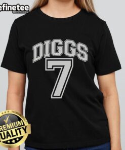 Premium Aiden Trevon Diggs Cowboys ladies tee featuring vibrant team colors and stylish design for female fans.