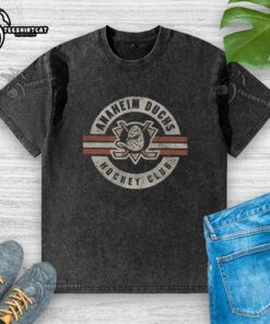 Premium Anaheim Ducks Surround Washed T-Shirt featuring a stylish design, perfect for fans and casual wear.
