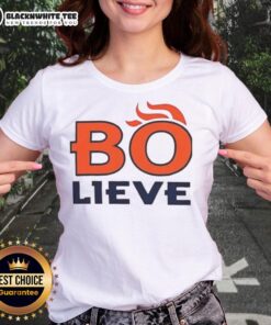 Premium Bo Lieve Denver Broncos Ladies Tee in vibrant colors, perfect for female fans supporting their team.