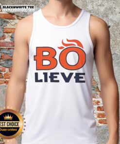 Premium Bo-Lieve Denver Broncos tank top featuring vibrant team colors and stylish design for fans and casual wear.