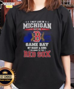 Premium Boston Red Sox vintage ladies tee, perfect for game day, showcasing team pride for fans in Michigan.