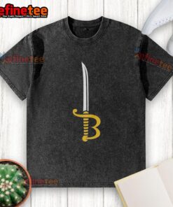 Premium Buffalo Sabres hockey sword washed t-shirt featuring team logo and stylish design for fans.
