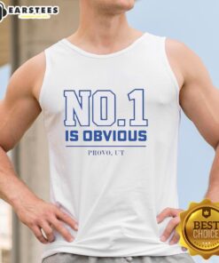 Premium BYU Cougars No. 1 Is Obvious tank top featuring bold team graphics for dedicated fans and stylish comfort.
