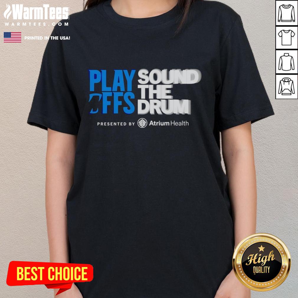 premium-carolina-panthers-playoffs-sound-the-drum-ladies-tee Premium Carolina Panthers Playoffs Sound the Drum Ladies Tee featuring vibrant team colors and stylish design.