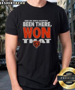 Alt Text: Premium Chicago Bears Football 2025 NFC Champions Been There Won That T-Shirt featuring team colors and logo.