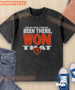Alt Text: Premium Chicago Bears Football 2025 NFC Champions Deen There Won That washed t-shirt for fans.