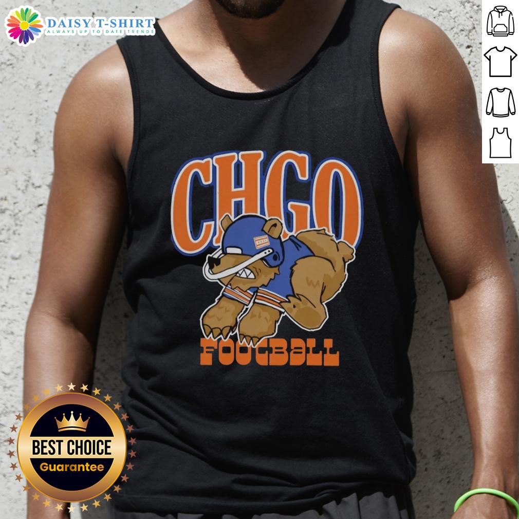 Premium Chicago Bears Football Cartoon Tank Top Premium Chicago Bears Football Cartoon Tank Top featuring a vibrant design for fans and casual wear.
