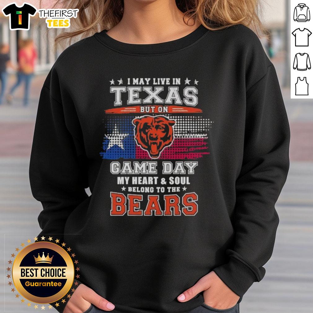 premium-chicago-cubs-i-may-live-in-texas-but-on-game-day-my-heart-and-soul-belongs-to-the-vintage-sweatshirt Vintage Chicago Cubs sweatshirt: 'I May Live In Texas But On Game Day My Heart And Soul Belongs To The Cubs.'