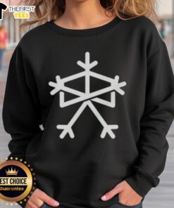 Premium Chicago Iceman sweatshirt featuring the Chicago Bears football snowflake logo, perfect for winter sports fans.