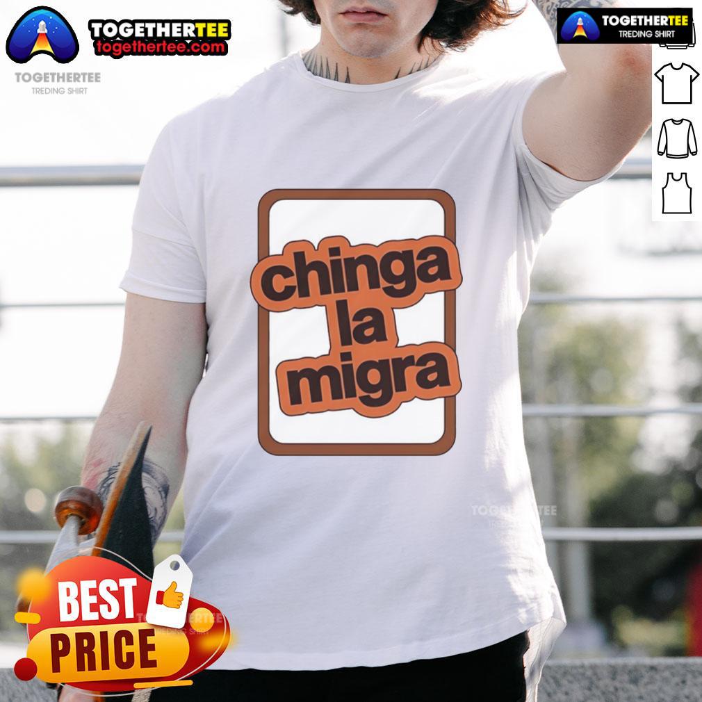 Premium Chinga La Migra Logo T Shirt Premium Chinga La Migra Logo T-Shirt featuring bold graphics and a stylish design in a comfortable fit.