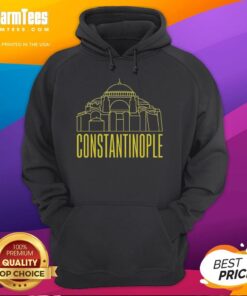 Stylish hoodie featuring premium line art of Hagia Sofia, an iconic example of ancient architecture in Constantinople.