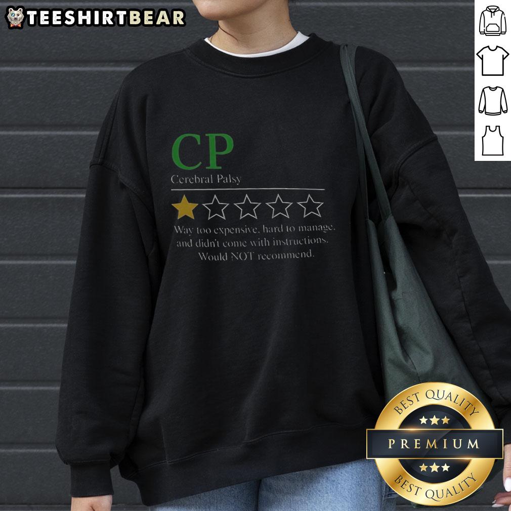 premium-cp-cerebral-palsy-1-star-sweatshirt Premium CP Cerebral Palsy 1 Star Sweatshirt in soft fabric, perfect for comfort and support for individuals with cerebral palsy.