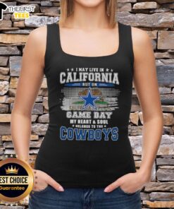 Premium Dallas Cowboys vintage tank top for fans living in California, perfect for game day pride and style.