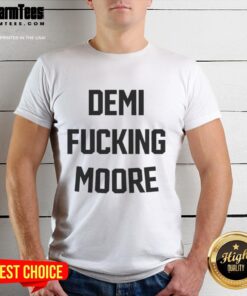 Premium Demi Moore T-Shirt featuring a stylish graphic design, perfect for fans of the iconic actress and fashion enthusiasts.