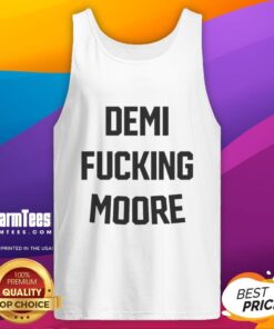 Premium Demi Moore tank top featuring a stylish design, perfect for casual outings and fashion-forward looks.