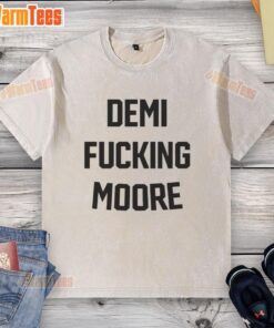Premium Demi Moore washed t-shirt featuring a stylish design, perfect for casual wear and fashion enthusiasts.