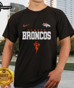 Premium Denver Broncos NFL Elvis Presley fan t-shirt featuring vibrant graphics and comfortable fit for dedicated fans.