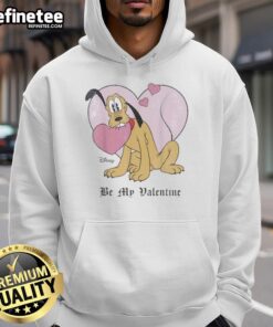 Premium Disney Mickey and Friends Pluto Sweetheart Valentine's hoodie featuring a cute design for cozy celebrations.