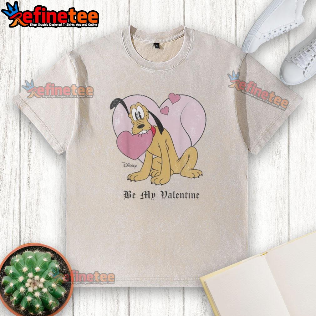 premium-disney-mickey-and-friends-pluto-sweetheart-valentines-washed-t-shirt Premium Disney Mickey and Friends Pluto Sweetheart Valentine's washed t-shirt featuring vibrant colors and playful design.