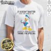 Premium Donald Duck T-Shirt featuring 'It Doesnt Matter What You Think of Me' design for fans of Disney and unique fashion.