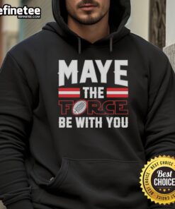 Premium Drake Maye Star Wars hoodie in New England Patriots style, perfect for fans and fashion enthusiasts.