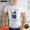 Premium Frog Wizard T-Shirt featuring a whimsical design and quote, perfect for fans of magical mischief and shenanigans.