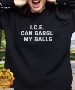 Premium Gaming Disorder Pawg I.C.E. Can Gargle My Balls Sweatshirt featuring a fun graphic design for gamers.
