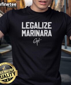 Premium Guy Fieri Legalize Marinara T-Shirt featuring a vibrant design celebrating marinara sauce and culinary fun.