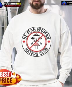 Alt Text: Premium He-Man Woman Haters Club Lil Rascals sweatshirt featuring bold graphics and a comfortable design.