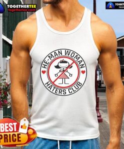 Premium He-Man Woman Haters Club Lil Rascal tank top featuring a fun graphic design, perfect for casual wear.