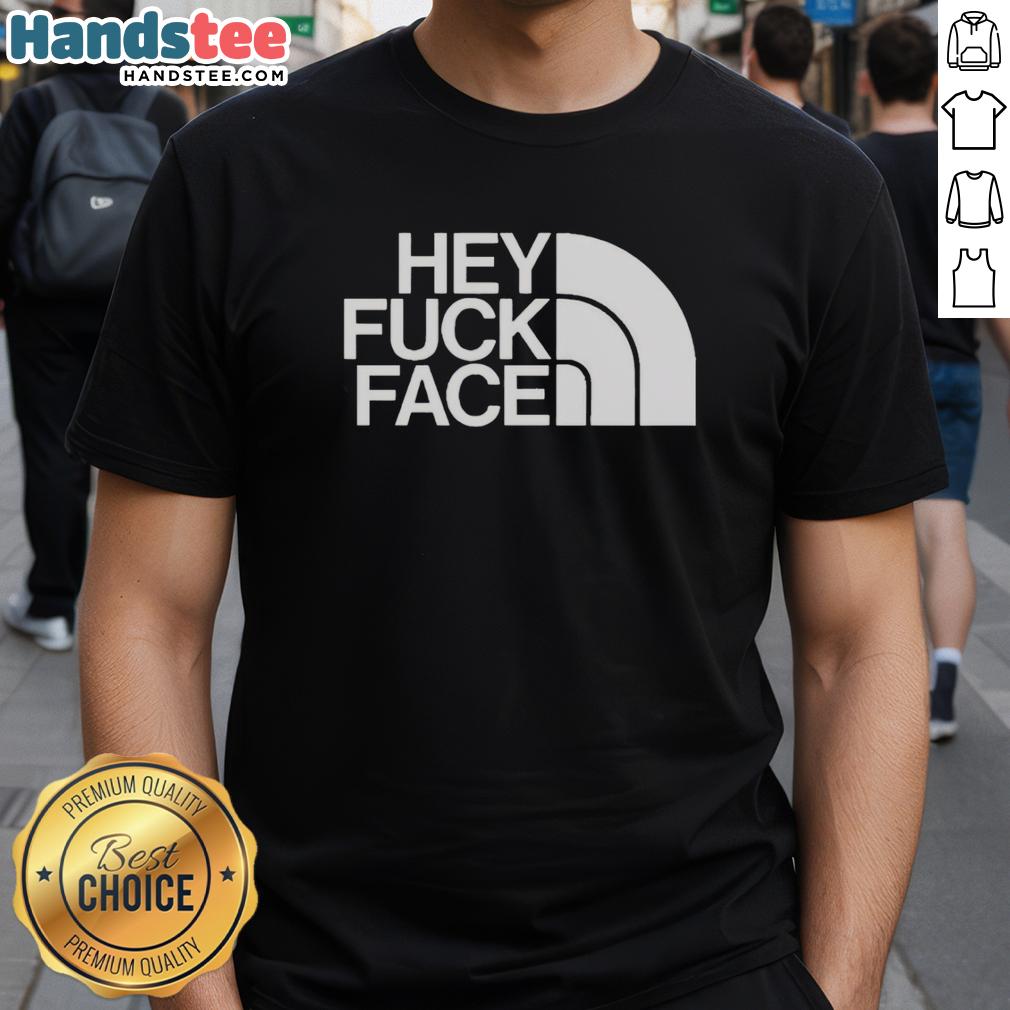 premium-hey-fck-face-t-shirt Premium Hey Fck Face T-Shirt in black featuring bold graphic design, perfect for casual and edgy style enthusiasts.