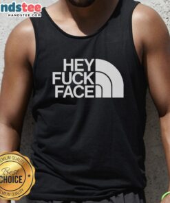 Premium Hey Fck Face Tank Top in vibrant colors, perfect for casual wear and expressing bold personality.