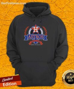 Premium Houston Astros American League Cooperstown Crest Hoodie showcasing team logo and stylish design in vibrant colors.