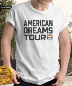 Premium I Am The American Dreams Tour Pride T-Shirt featuring vibrant colors and a bold design for LGBTQ+ pride events.