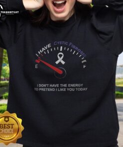 Premium I Have Cystic Fibrosis E-Sweatshirt featuring bold graphics and comfortable fit, perfect for raising awareness.