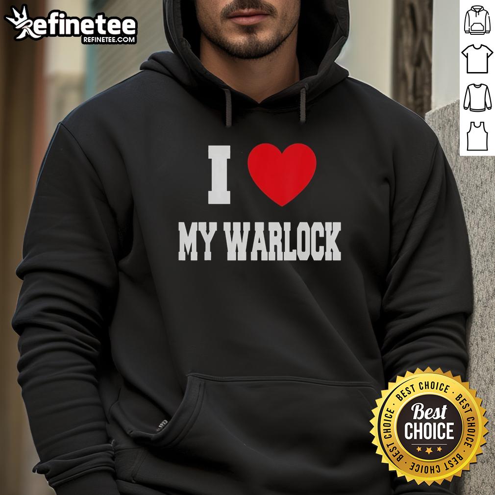 premium-i-love-my-warlock-hoodie Alt Text: Premium I Love My Warlock Hoodie featuring stylish design and cozy fabric, perfect for gaming and fantasy lovers.