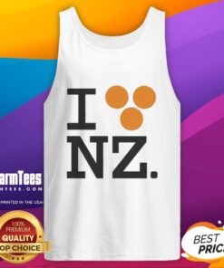 Premium I Love NZ Orlando Bloom tank top featuring a stylish design, perfect for fans of New Zealand and the actor.