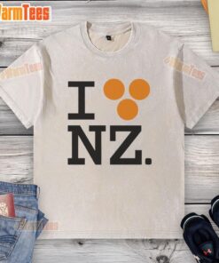 Premium I Love NZ Orlando Bloom washed t-shirt featuring a stylish print, perfect for fans of New Zealand and the actor.