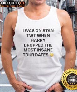 Premium tank top featuring Harry's insane tour dates, perfect for fans on Stan Twitter.