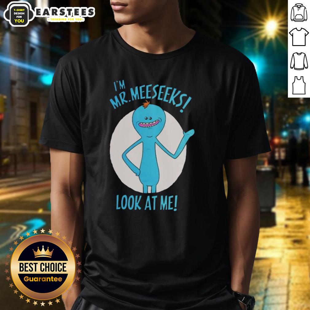 premium-im-mr-meeseeks-look-at-me-t-shirt-1 Alt Text: Premium I'M Mr Meeseeks Look At Me T-Shirt featuring vibrant colors and unique design from the popular TV show.