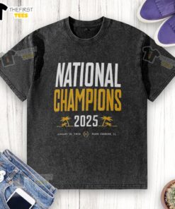 Premium Indiana Hoosiers CFP National Champions T-shirt with palm tree design, perfect for celebrating on January 19, 2025.